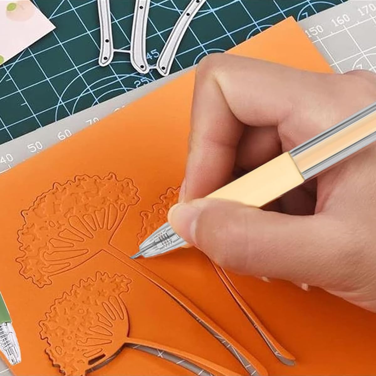 HASTHIP 6Pcs Craft Cutting Paper Pen Cutter Tool, Precision Paper Cutter Pen, Cartoon Pattern Student Utility Pen with Pocket Clip Cartoon Pattern Student Utility Cutter Pen for DIY Scrapbooking Art HASTHIP 6Pcs Craft Cutting Paper Pen Cutter Tool, Precision Paper Cutter Pen, Cartoon Pattern Student Utility Pen with Pocket Clip Cartoon Pattern Student Utility Cutter Pen for DIY Scrapbooking Art